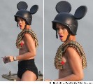 Rihanna nude in Nip slip