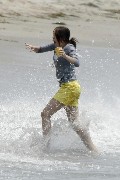 Miley Cyrus in Miley's Beach Fun