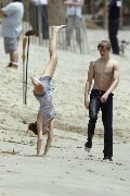 Miley Cyrus in Miley's Beach Fun