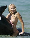 Aisleyne Horgan-Wallace nude in Topless sunbathing