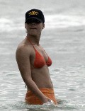 Alicia Keys in see  through