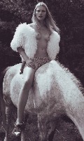 Aline Weber nude in i-D
