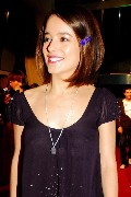 Alizée in see  through