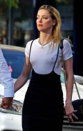 Amber Heard in see  through