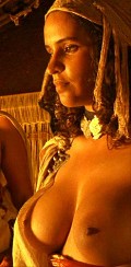 Amina Annabi nude in The Sheltering Sky