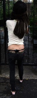 Amy Winehouse in g-string
