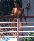 Ana Obregón nude in Topless sunbathing