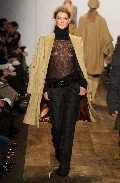 Angela Lindvall in Michael Kors Fall 2010 
