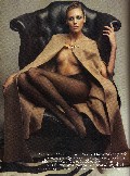 Anja Rubik nude in Vogue FR