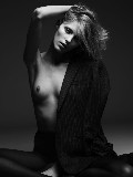 Anja Rubik nude in topless photoshoot