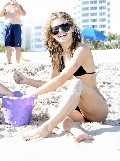 AnnaLynne McCord in black bikini