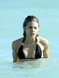 AnnaLynne McCord in black bikini