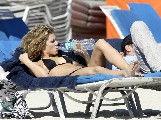 AnnaLynne McCord in black bikini