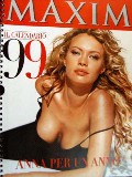 Anna Falchi nude in Maxim IT 1999 Calendar
