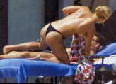 Anna Kournikova nude in Anna sunbathing