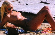 Annalise Braakensiek nude in Topless sunbathing