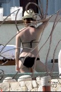 Ashley Tisdale in black bikini