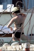 Ashley Tisdale in black bikini