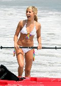 Ashley Tisdale in white bikini