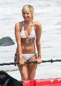 Ashley Tisdale in white bikini