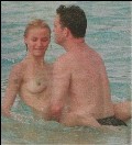 Cameron Diaz nude in Topless swimming