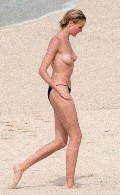 Cameron Diaz nude in Topless swimming