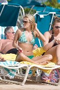 Carrie Underwood in green bikini