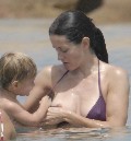 Courteney Cox nude in oops - bikini slip