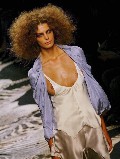 Daria Werbowy nude in Yves Saint Laurent fashion show
