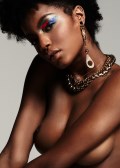 Ebonee Davis nude in photo shoot