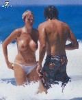 Ela Weber nude in Topless swimming