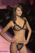 Emma Heming in catwalk see through