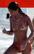 Fernanda Lessa nude in Topless swimming