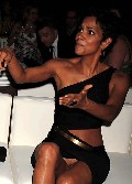 Halle Berry nude in upskirt