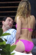 Hayden Panettiere in pink bikini