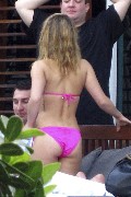 Hayden Panettiere in pink bikini