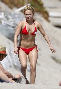 Hayden Panettiere in red bikini