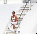 Hayden Panettiere in white bikiki