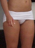 Hayden Panettiere in white bikiki