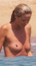 Heidi Klum nude in Topless on the Beach