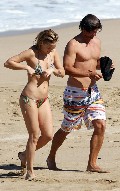 Kate Hudson in bikini at the beach