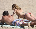Kate Hudson in bikini at the beach