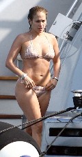 Jennifer Lopez in bikini