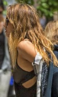 Jessica Alba nude in see  through