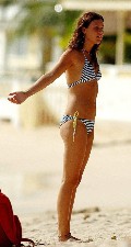 Joss Stone in bikini at the beach