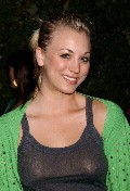 Kaley Cuoco in see through