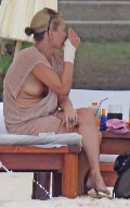 Kate Moss nude in boob oops