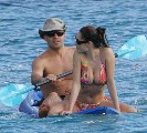 Kelly Brook nude in Topless swimming