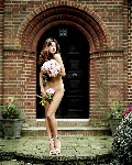 Kelly Brook in Ralph Lauren photoshoot