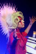 Lady GaGa in see  through